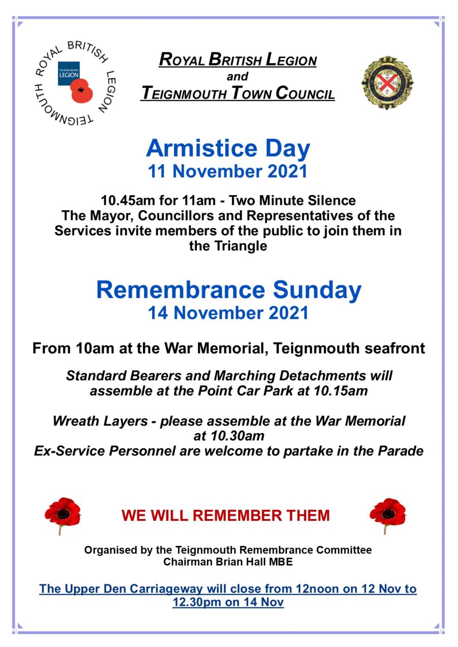Remembrance Poster 2021